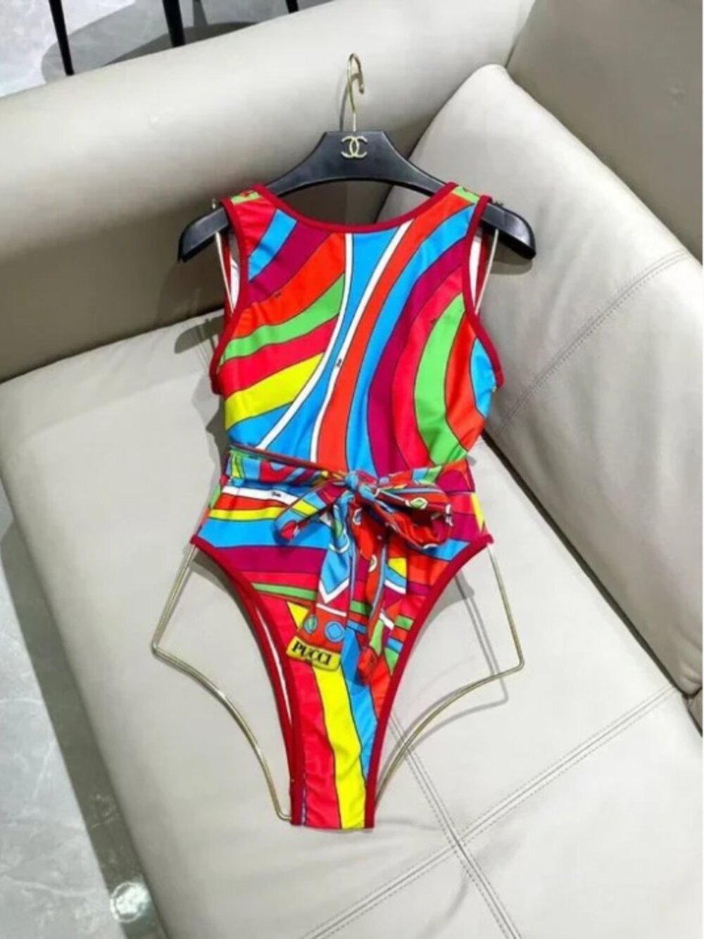 Emilio Pucci Multicolor One Piece Swimsuit - Picture 6 of 6